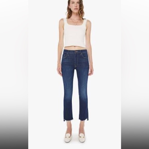 MOTHER- Insider Crop Step Fray - Picture 3 of 8